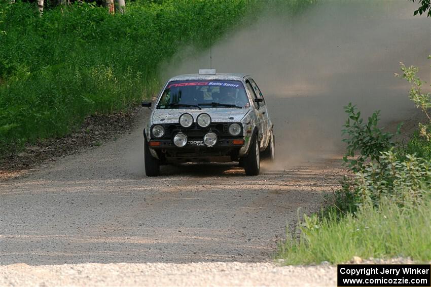 Mark Rokus / Mike Van Alphen VW GTI on SS4, Hollow Woodtick.