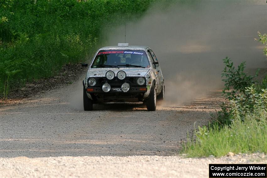 Mark Rokus / Mike Van Alphen VW GTI on SS4, Hollow Woodtick.