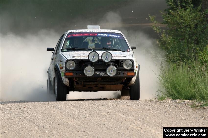 Mark Rokus / Mike Van Alphen VW GTI on SS4, Hollow Woodtick.