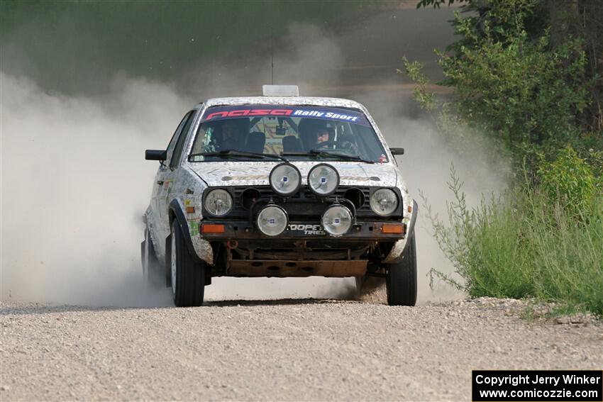 Mark Rokus / Mike Van Alphen VW GTI on SS4, Hollow Woodtick.