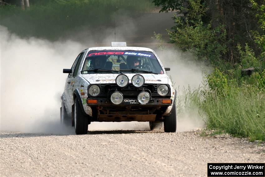 Mark Rokus / Mike Van Alphen VW GTI on SS4, Hollow Woodtick.