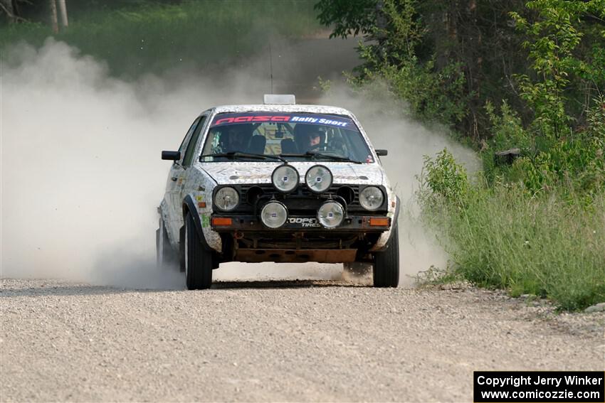 Mark Rokus / Mike Van Alphen VW GTI on SS4, Hollow Woodtick.