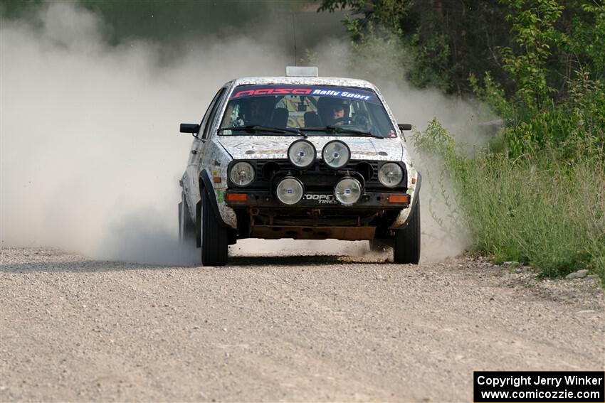 Mark Rokus / Mike Van Alphen VW GTI on SS4, Hollow Woodtick.