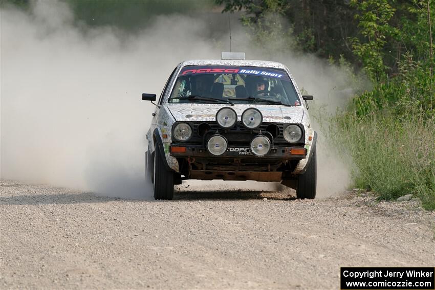 Mark Rokus / Mike Van Alphen VW GTI on SS4, Hollow Woodtick.