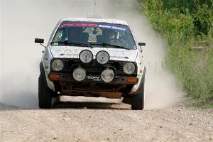 Mark Rokus / Mike Van Alphen VW GTI on SS4, Hollow Woodtick.