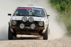 Mark Rokus / Mike Van Alphen VW GTI on SS4, Hollow Woodtick.