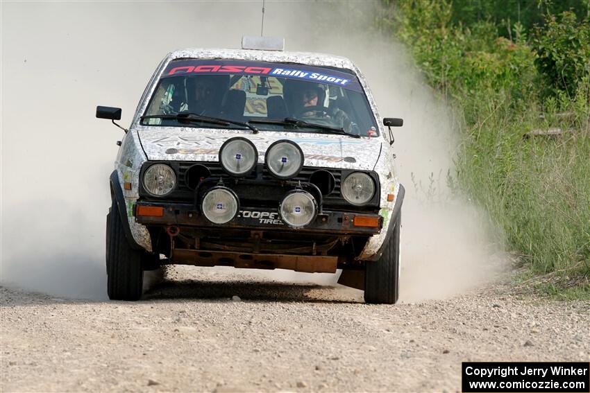 Mark Rokus / Mike Van Alphen VW GTI on SS4, Hollow Woodtick.