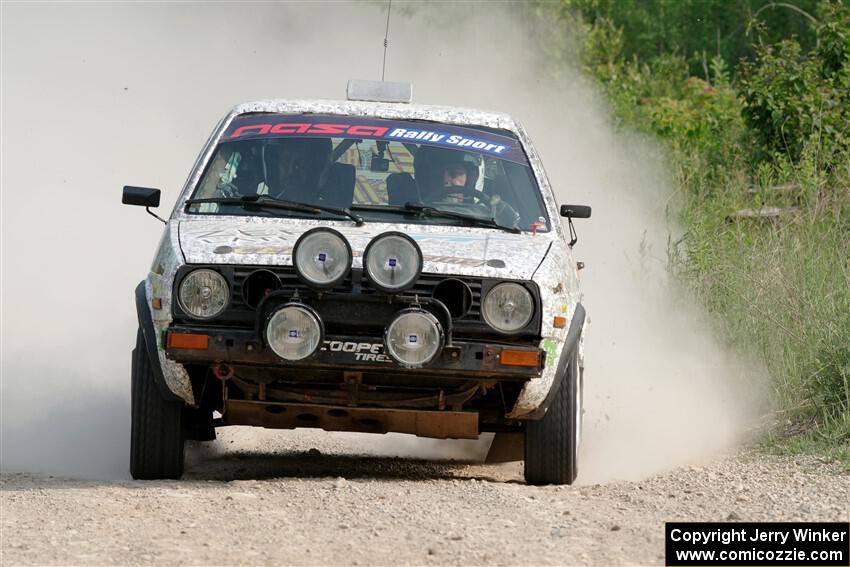 Mark Rokus / Mike Van Alphen VW GTI on SS4, Hollow Woodtick.