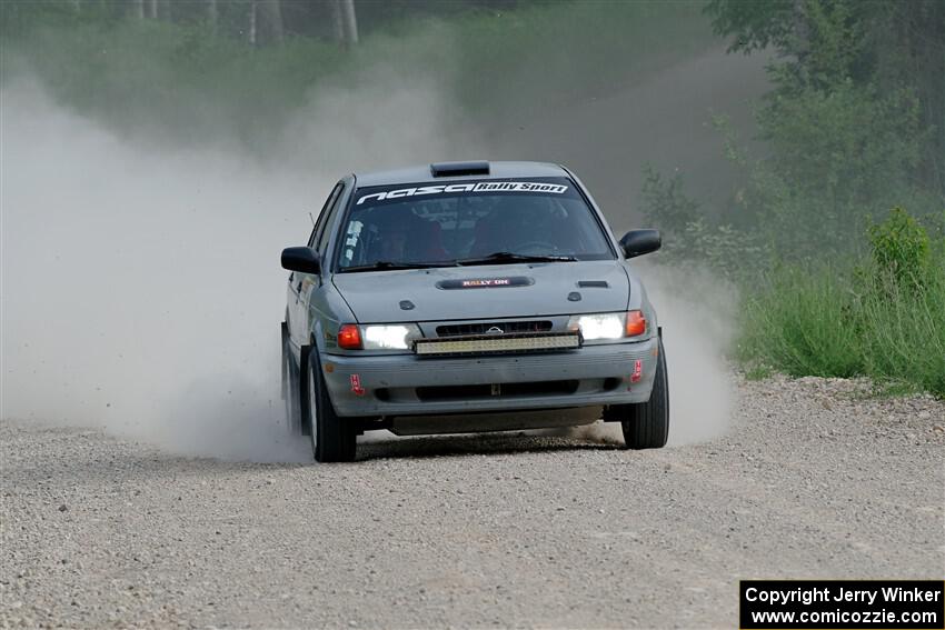 Dexter Clark / Jon McCallie Nissan Sentra SE-R on SS4, Hollow Woodtick.