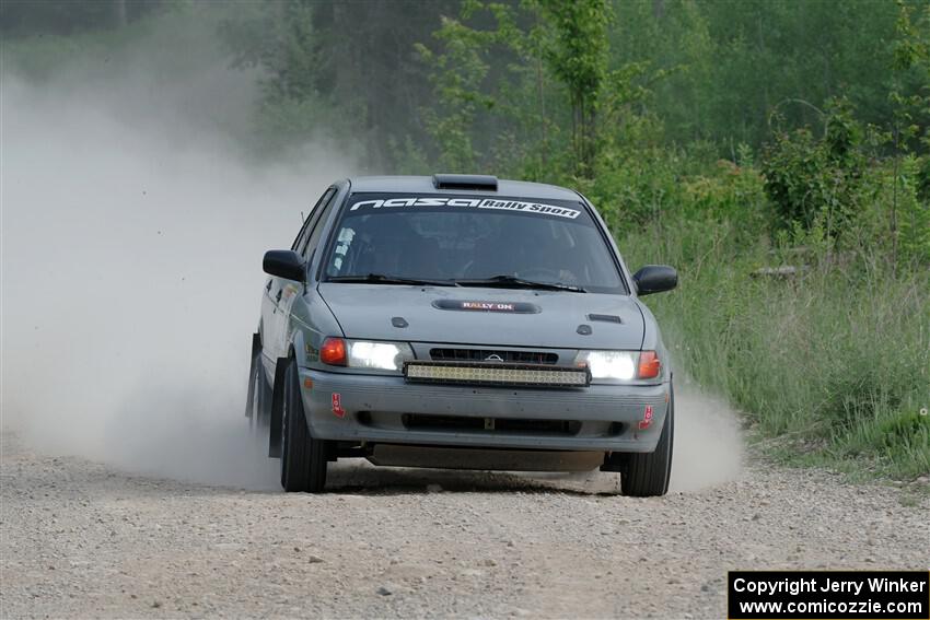 Dexter Clark / Jon McCallie Nissan Sentra SE-R on SS4, Hollow Woodtick.