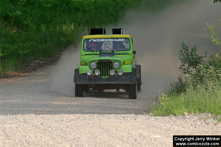 Mike Purzycki / Matt Wernette Jeep Scrambler on SS4, Hollow Woodtick.