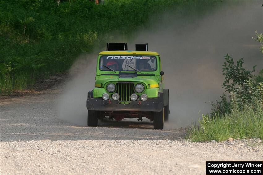 Mike Purzycki / Matt Wernette Jeep Scrambler on SS4, Hollow Woodtick.