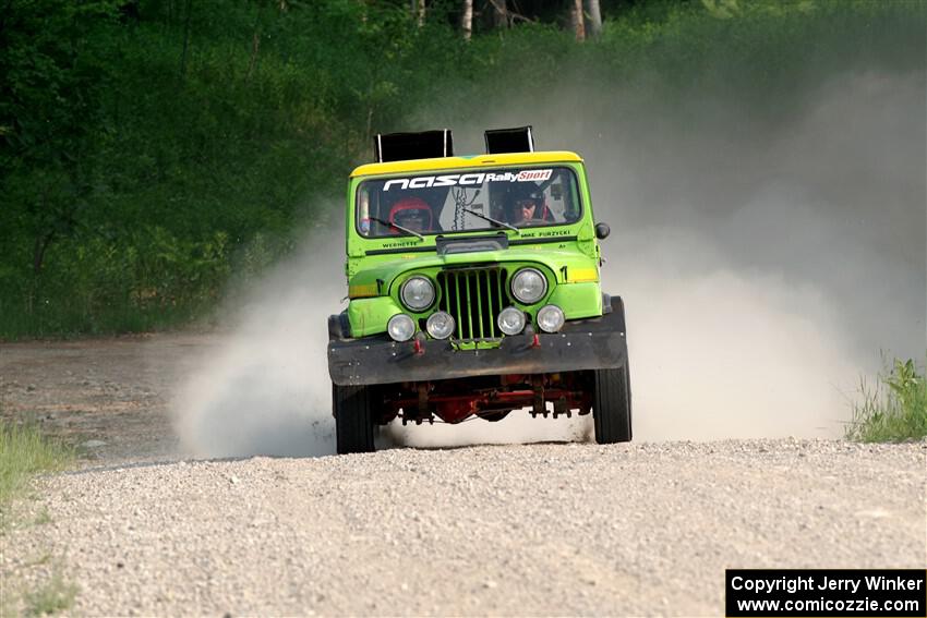 Mike Purzycki / Matt Wernette Jeep Scrambler on SS4, Hollow Woodtick.