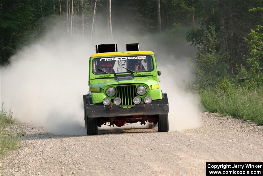 Mike Purzycki / Matt Wernette Jeep Scrambler on SS4, Hollow Woodtick.