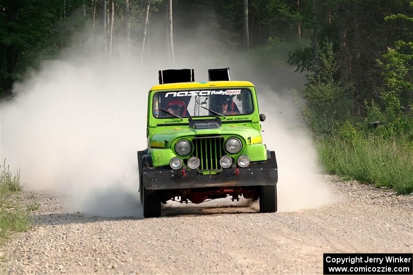 Mike Purzycki / Matt Wernette Jeep Scrambler on SS4, Hollow Woodtick.