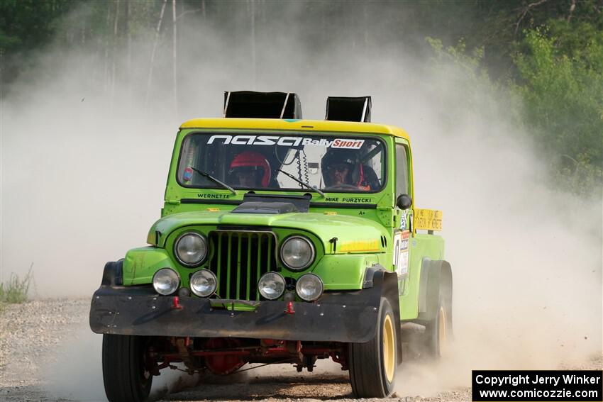 Mike Purzycki / Matt Wernette Jeep Scrambler on SS4, Hollow Woodtick.