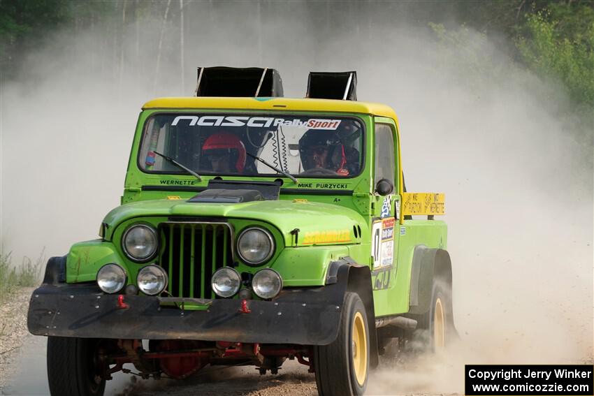 Mike Purzycki / Matt Wernette Jeep Scrambler on SS4, Hollow Woodtick.