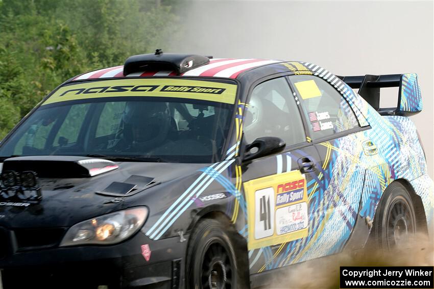 Matt James / Jackie James Subaru Impreza on SS4, Hollow Woodtick.