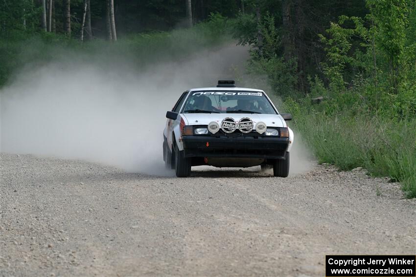 Eric Anderson / Taylor Haelterman Toyota Celica GTS on SS4, Hollow Woodtick.