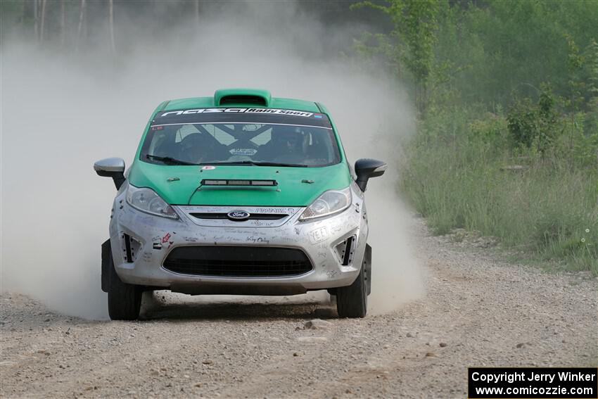 Eric Dieterich / Cherese Wyatt Ford Fiesta on SS4, Hollow Woodtick.