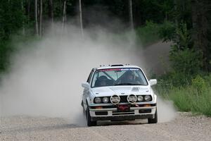 Heath Shively / Elena Huizar BMW 325i on SS4, Hollow Woodtick.