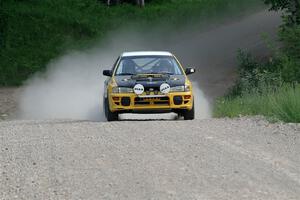 Katie Gingras / Steve Gingras Subaru Impreza on SS4, Hollow Woodtick.