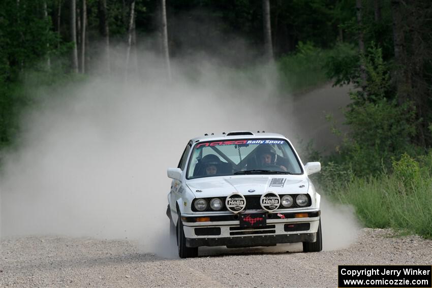 Heath Shively / Elena Huizar BMW 325i on SS4, Hollow Woodtick.