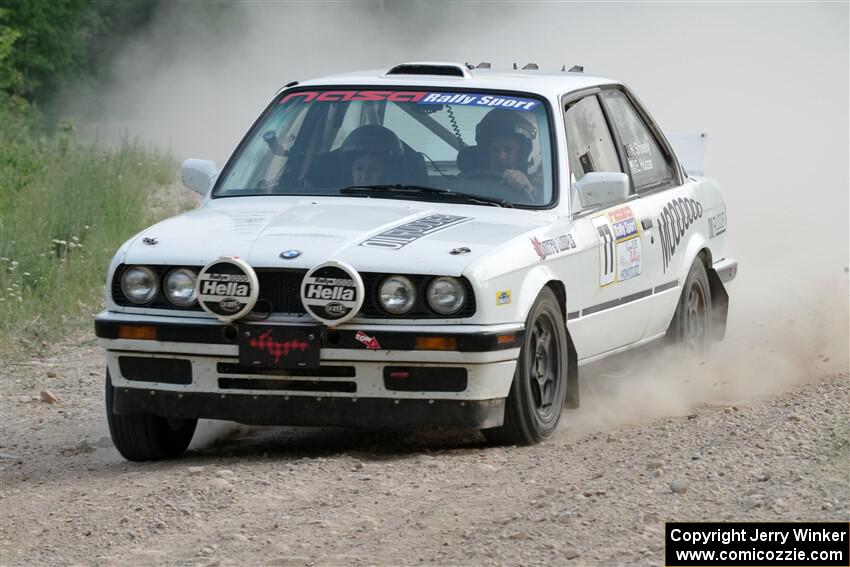 Heath Shively / Elena Huizar BMW 325i on SS4, Hollow Woodtick.