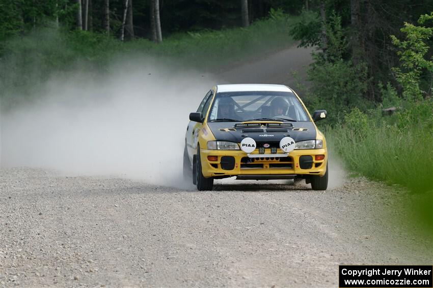 Katie Gingras / Steve Gingras Subaru Impreza on SS4, Hollow Woodtick.