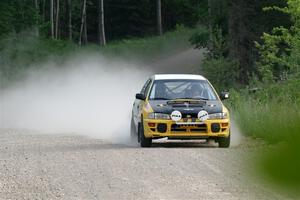 Katie Gingras / Steve Gingras Subaru Impreza on SS4, Hollow Woodtick.