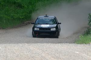 Chase Blakely / Mike Callaway VW GTI on SS4, Hollow Woodtick.