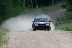 Chase Blakely / Mike Callaway VW GTI on SS4, Hollow Woodtick.