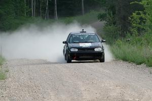 Chase Blakely / Mike Callaway VW GTI on SS4, Hollow Woodtick.