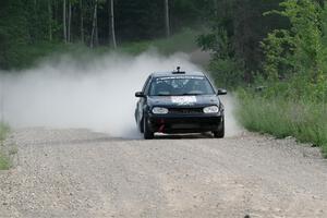 Chase Blakely / Mike Callaway VW GTI on SS4, Hollow Woodtick.