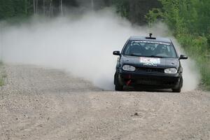 Chase Blakely / Mike Callaway VW GTI on SS4, Hollow Woodtick.