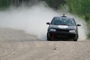 Chase Blakely / Mike Callaway VW GTI on SS4, Hollow Woodtick.