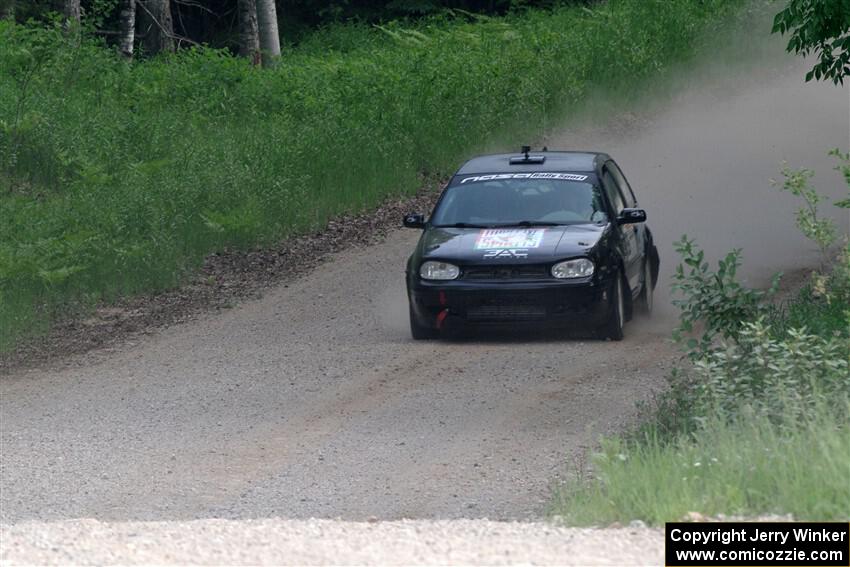 Chase Blakely / Mike Callaway VW GTI on SS4, Hollow Woodtick.