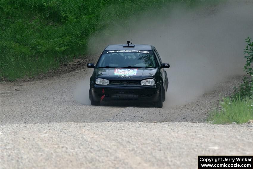 Chase Blakely / Mike Callaway VW GTI on SS4, Hollow Woodtick.