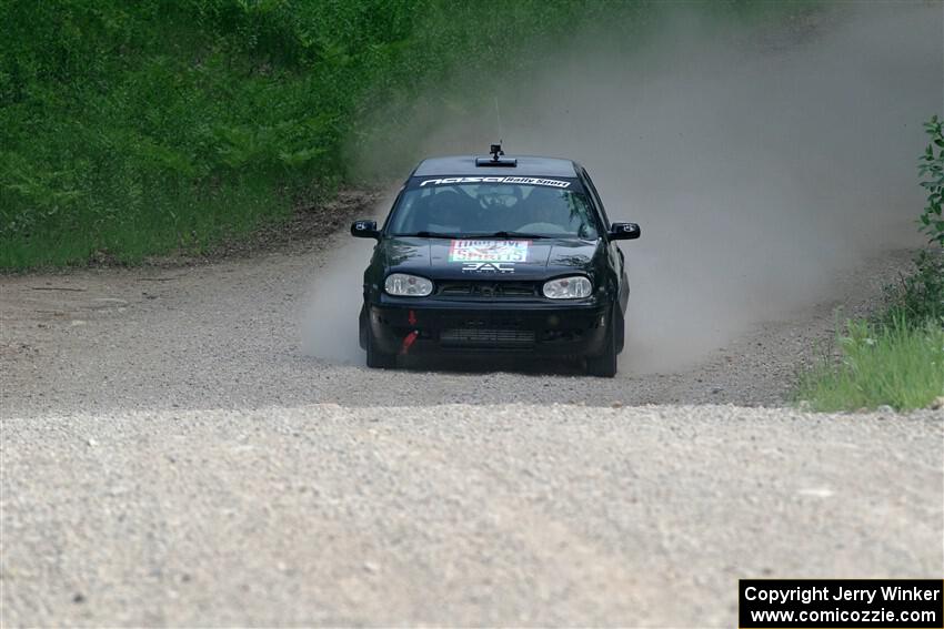 Chase Blakely / Mike Callaway VW GTI on SS4, Hollow Woodtick.