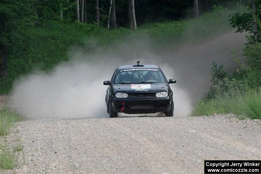 Chase Blakely / Mike Callaway VW GTI on SS4, Hollow Woodtick.