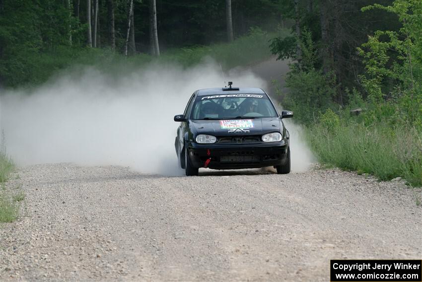 Chase Blakely / Mike Callaway VW GTI on SS4, Hollow Woodtick.