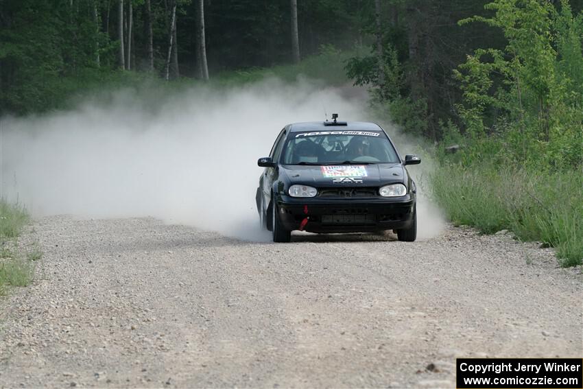 Chase Blakely / Mike Callaway VW GTI on SS4, Hollow Woodtick.