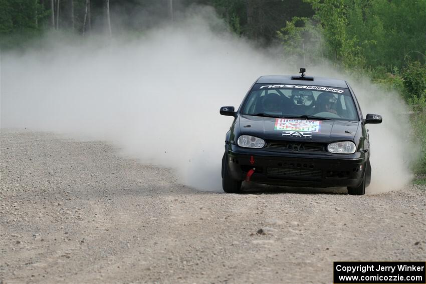 Chase Blakely / Mike Callaway VW GTI on SS4, Hollow Woodtick.