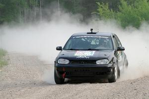 Chase Blakely / Mike Callaway VW GTI on SS4, Hollow Woodtick.