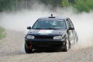 Chase Blakely / Mike Callaway VW GTI on SS4, Hollow Woodtick.