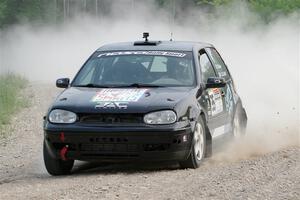 Chase Blakely / Mike Callaway VW GTI on SS4, Hollow Woodtick.