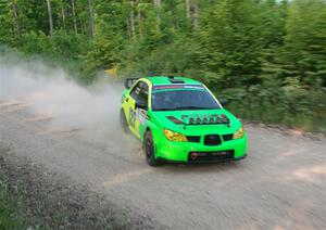 Mike Engle / Morgan Engle Subaru WRX STi on SS5, Chainsaw Junction.