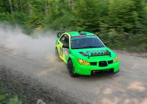 Mike Engle / Morgan Engle Subaru WRX STi on SS5, Chainsaw Junction.