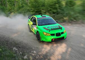 Mike Engle / Morgan Engle Subaru WRX STi on SS5, Chainsaw Junction.