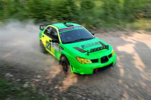 Mike Engle / Morgan Engle Subaru WRX STi on SS5, Chainsaw Junction.